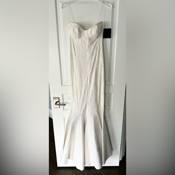 Brand new NORMA KAMALI Lace Corset Strapless Stretchy Gown - Picture 2 of 4